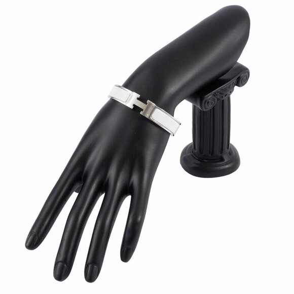 HERMES White Charm Bracelet - Picture 9 of 11